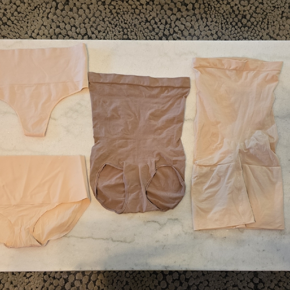 SPANX Women's Shapewear Set - Nude and Beige